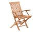 Möbilia »Teak« Gartenstuhl 2er-Set