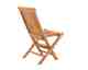 Möbilia »Teak« Gartenstuhl 2er-Set
