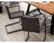 SIT Armlehnstuhl, 2er-Set Wildleder Schwarz