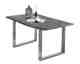SIT Baumkante Massivholz Esstisch Grey