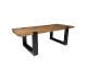 SIT Croco Teak Couchtisch Antikfinish