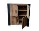 SIT Croco Teak Massivholz Highboard Artikelbild 1