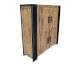 SIT Croco Teak Massivholz Highboard Artikelbild 1