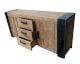 SIT Croco Teak Massivholz Sideboard