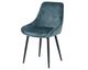 SIT »Linda« Stuhl 2er-Set Samt blau