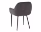SIT »Lucy« Armlehnstuhl 2er-Set Samt dunkelgrau