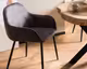 SIT »Lucy« Armlehnstuhl 2er-Set Samt dunkelgrau