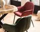 SIT »Lucy« Armlehnstuhl 2er-Set Samt rot