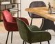 SIT »Lucy« Armlehnstuhl 2er-Set Samt rot