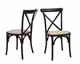SIT »Ludwig« Rattan Stuhl 2er-Set schwarz