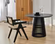 SIT »Maria« Rattan Armlehnstuhl schwarz