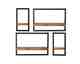SIT »Panama« Wandregal Set 4-teilig