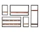 SIT »Panama« Wandregal Set 5-teilig