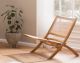 SIT Rattan Vintage Klappstuhl