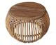 SIT Rattan und Teak Couchtisch - rund