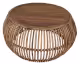 SIT Rattan und Teak Couchtisch - rund