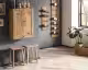 SIT »Rustic« Massivholz Klapptisch inkl. 2 Hocker