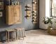 SIT »Rustic« Massivholz Klapptisch inkl. 2 Hocker
