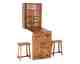SIT »Rustic« Massivholz Klapptisch inkl. 2 Hocker