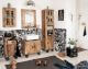 SIT »Rustic« Massivholz Mango Bad-Hängeschrank
