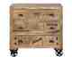 SIT »Rustic« Massivholz Mango Kommode - 3 Schubfächer