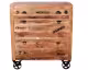 SIT »Rustic« Massivholz Mango Schuhschrank - hoch
