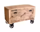SIT »Rustic« Massivholz Mango Schuhschrank