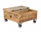SIT »Rustic« Massivholz Mango Truhen-Couchtisch