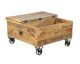 SIT »Rustic« Massivholz Mango Truhen-Couchtisch