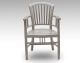 SIT SPA antik used look Akazie massiv Stuhl mit Armlehne