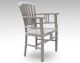SIT SPA antik used look Akazie massiv Stuhl mit Armlehne Artikelbild 1