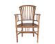 SIT Seadrift Teak Massivholz Stuhl mit Armlehne