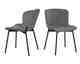 SIT Sit&Chairs »Elena« Stuhl 2er-Set grau