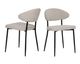 SIT Sit&Chairs »Noah« Stuhl 2er-Set beige