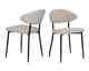 SIT Sit&Chairs »Noah« Stuhl 2er-Set beige