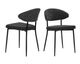 SIT Sit&Chairs »Noah« Stuhl 2er-Set dunkelgrau