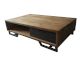 SIT Thalysa Albesia und Teak Massivholz Couchtisch
