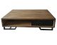 SIT Thalysa Albesia und Teak Massivholz Couchtisch