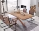SIT Tops & Tables »Canberra« Massivholz Esstisch Teak Beam