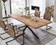 SIT Tops & Tables »Canberra« Massivholz Esstisch Teak Beam
