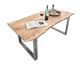 SIT Tops & Tables »Slim« Esstisch Massivholz Akazie Baumkante