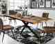 SIT Tops & Tables »Sydney« Esstisch Massivholz Retro
