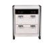 SIT »White Panama« Schuhschrank - 3 Schubladen