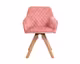 SalesFever »Aino-Mercur« Esszimmergruppe 5-teilig rose/grau