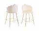SalesFever »Arielle« Barhocker 2er-Set beige
