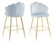 SalesFever »Arielle« Barhocker 2er-Set hellgrau