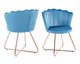 SalesFever »Arielle« Stuhl 2er-Set blau