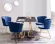 SalesFever »Arielle« Stuhl 2er-Set dunkelblau