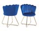 SalesFever »Arielle« Stuhl 2er-Set dunkelblau