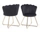 SalesFever »Arielle« Stuhl 2er-Set schwarz